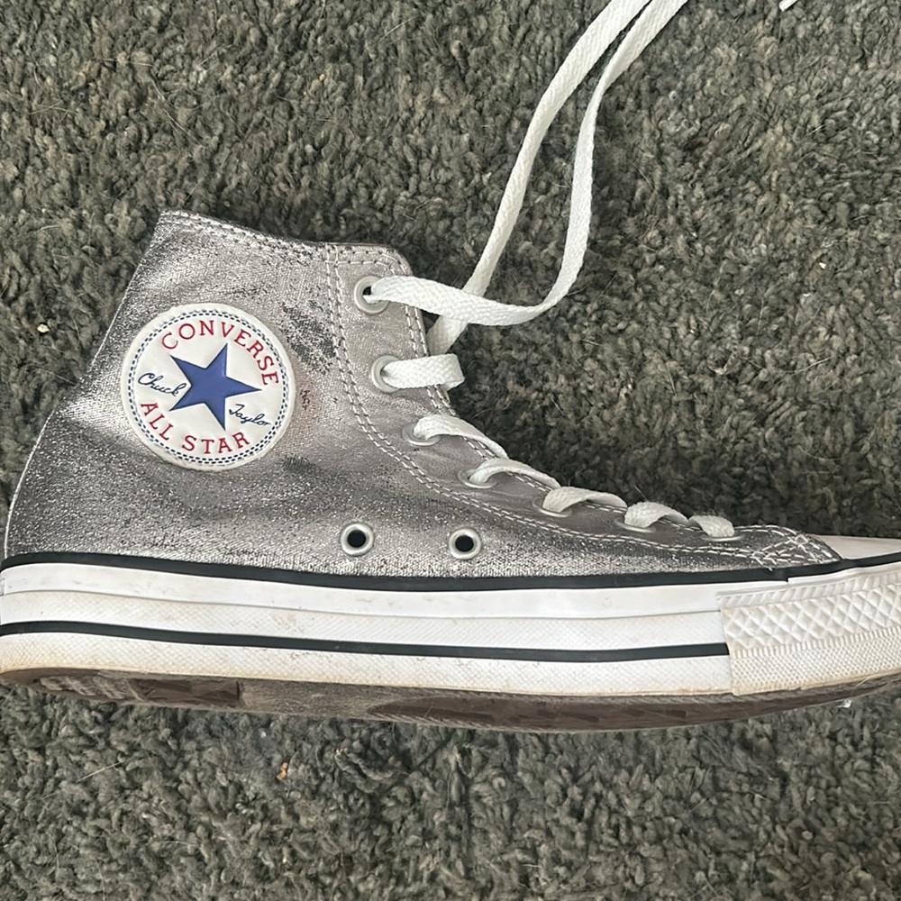 Silver Converse - image 2